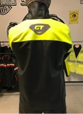 Forte Gt 1134 Motosiklet PVC Yağmurluk Cepli Alt Üst Takım M Beden Sarı - 5