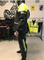 Forte Gt 1134 Motosiklet PVC Yağmurluk Cepli Alt Üst Takım XXL Beden Sarı - 6