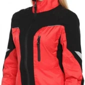 XBYC 1161 Bayan Su Ve Rüzgar Geçirmez Bisiklet Yağmurluk L Beden Kırmızı thumbnail 2