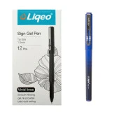 Liqeo Sign Gel Pen İmza Kalemi 1.0mm Mavi 12 Adet thumbnail 1