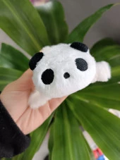 Panda Figürlü Peluş Mandal Toka - 2