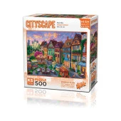 Ks Games Fun City 500 Parça Puzzle - 1