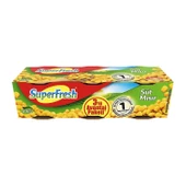 SuperFresh Mısır Konserve 3x200 gr x 15 Paket - 3