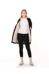 Morden Denim Ceket - Siyah - 1