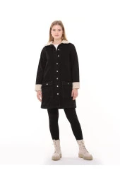 Morden Denim Ceket - Siyah - 2