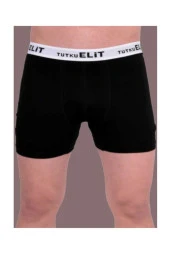 Siyah  Erkek Modal Elastan Spor Boxer - 1