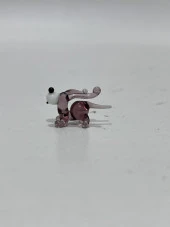 El Yapımı Mini Murano Cam Köpek Biblo A173-01 thumbnail 2