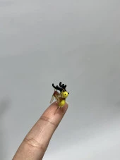 El Yapımı Mini Murano Cam Geyik Biblo A177-02 thumbnail 4