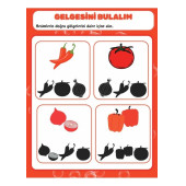 Meyveler ve Sebzeler YAZ-SİL Aktivite Seti (2 Süper Kitap) thumbnail 3