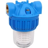 5" DAİRE GİRİŞİ YIKANABİLİR FİLTRELİ SU ARITMA FİLTRE KABI 3/4 - 1