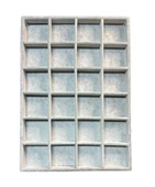 24 Bölmeli Kolye Ucu Küpe Yüzük Servis Tablası Gri - 3