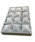 Saat Bileklik Tablası 12 Yastıklı  Gri thumbnail 1