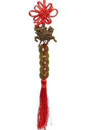 Çin Feng Shui Şans ve Bereket Beşli Para Dragon 35 cm thumbnail 6