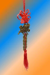 Çin Feng Shui Şans ve Bereket Beşli Para Dragon 35 cm thumbnail 7