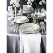 Girist Home Porland Porselen Başak 24 Parça Yemek Takımı - 1