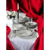 Girist Home Porland Porselen Başak 24 Parça Yemek Takımı - 2