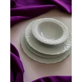 Girist Home Porland Porselen Başak 24 Parça Yemek Takımı - 3