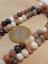 Güneş Taşı Rondela Faset Kesim 6*7.5mm dizi (46008) thumbnail 2