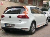 Volkswagen Golf Uyumlu 7 R400 Difüzör (Plastik) - 1