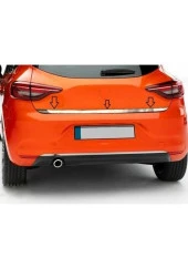 Renault Clio Uyumlu 5 Bagaj Alt Çıta -2019 Paslanmaz Çelik Parça - 1