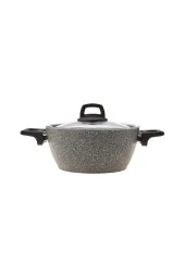 Biogranit Stella Grey 11 Parça Bıçak Seti Hediyeli Tencere - 5