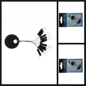Uyguna-Yakala  S 10 Adet Crystal Kauçuk Stopper-MAL.249 - 1