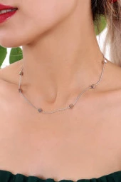 Kadın Küp Figürlü  Çelik Kolye thumbnail 2