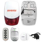 AVENİR AV-02WF Akıllı Siren Alarm Seti Wi-Fi Tuya Destekli - 1