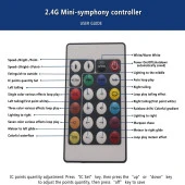 IP65 10 METRE USB KUMANDALI +CEP KONTROL DIŞ MEKAN IŞIĞI RGB LED LİGHT RENKLİ LED IŞIK SU GEÇİRMEZ - 5