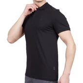 Alpinist Stratus Erkek Polo T-Shirt Siyah (600303) thumbnail 2
