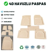 Citroen C3 Aircross 2018 4d Havuzlu Üniversal Yeni Nesil Paspas Bej Gold Seri thumbnail 1