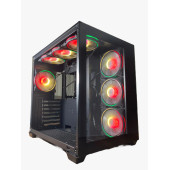 GAMEFORCE Liquid 7x120 Mm Fanlı Rgb Kum.Kontrolcülü ATX Oyuncu Bilgisayar Kasası - 1