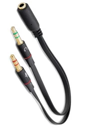 Hadron Hn4611 Slim Mikrofon Kulaklık Ayırıcı Kablo 20Cm - 2