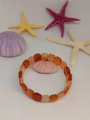 Akik Taşı Oval Kesim Unisex Bileklik (46082) thumbnail 2