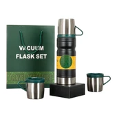 Sunup SN-22234 Paslanmaz Çelik Vakumlu Termos 680 Ml 12 Saat Sıcak 24 Saat Soğuk Termos Seti - 1