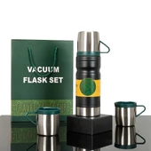 Sunup SN-22234 Paslanmaz Çelik Vakumlu Termos 680 Ml 12 Saat Sıcak 24 Saat Soğuk Termos Seti - 1