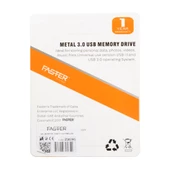 Faster Flash Bellek 64 Gb Anahtarlık Tipi Usb Flash Bellek Metal thumbnail 2