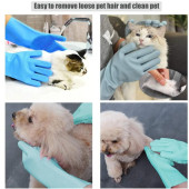 Sihirli Isıya Dayanıklı Silikon Çok Amaçlı Bulaşık Eldiven Fırçası Magic Gloves - 3