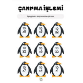 %100 Çarpma Öğreten YAZ-SİL Kitabı - 6