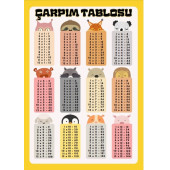 %100 Çarpma Öğreten YAZ-SİL Kitabı - 8