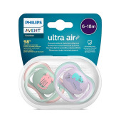 Philips Avent Scf085/18 Ultra Air Emzik 6-18 Ay 2'li Kız - 1