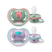 Philips Avent Scf085/18 Ultra Air Emzik 6-18 Ay 2'li Kız - 2