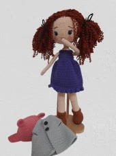 Mona Bebek Amigurumi Organik Oyuncak - 1