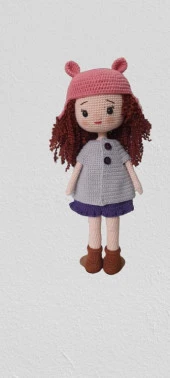 Mona Bebek Amigurumi Organik Oyuncak - 3