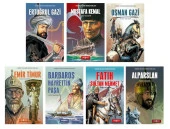 Yusuf Güldür Tarih Yazan Komutanlar Seti 7 Kitap (Mustafa Kemal + Fatih Sultan Mehmet + Emir Timur + Osman Gazi + Alparslan + Barbaros Hayrettin Paşa + Ertuğrul Gazi) - 1