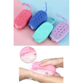 Silikonlu Sünger Hazneli  Duş, Banyo, Hamam Kesesi - 5