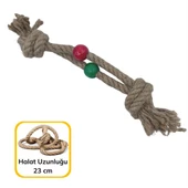 Diş Kaşıma İpi Köpek Oyuncağı Diş Güçlendirme Temizleme İpi Köpek Oyun Halatı (4401) - 2