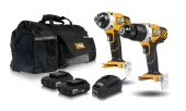 JCB 21-18CD Akülü Darbeli Matkap & 21-18ID Akülü Darbeli Vidalama Seti - 18V 2.0 Ah Çift Akülü - 1