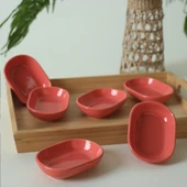Keramika Pembe Noyan Çerezlik 11 Cm 6 Adet 552 - 1
