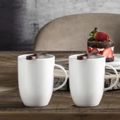 GÜRAL PORSELEN Elit 2 Adet 300 Cc Mug Bardak - 1